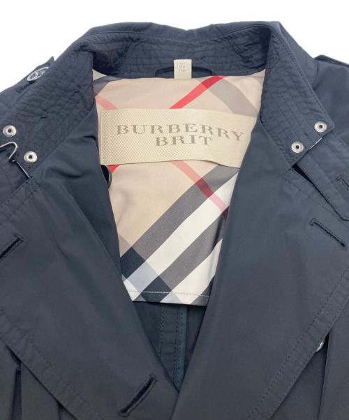 BURBERRY BRIT（バーバリーブリット）BURBERRY BRIT (バーバリーブリット) ステンカラーコート ブラック サイズ:SIZE 42の古着・服飾アイテム