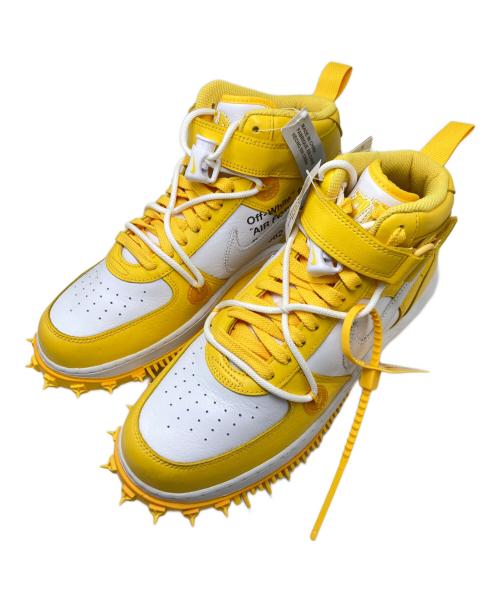 NIKE（ナイキ）NIKE (ナイキ) OFFWHITE (オフホワイト) ハイカットスニーカー ホワイト×イエロー サイズ:SIZE US9.5の古着・服飾アイテム