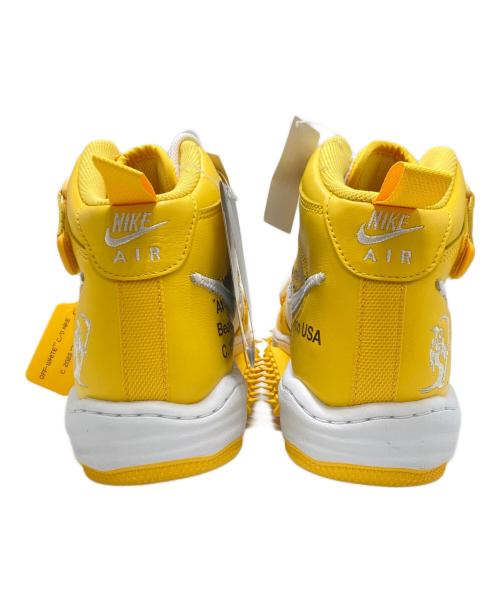 NIKE（ナイキ）NIKE (ナイキ) OFFWHITE (オフホワイト) ハイカットスニーカー ホワイト×イエロー サイズ:SIZE US9.5の古着・服飾アイテム