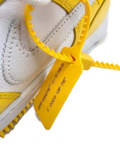 NIKE（ナイキ）NIKE (ナイキ) OFFWHITE (オフホワイト) ハイカットスニーカー ホワイト×イエロー サイズ:SIZE US9.5の古着・服飾アイテム