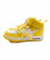 NIKE (ナイキ) OFFWHITE (オフホワイト) ハイカットスニーカー ホワイト×イエロー サイズ:SIZE US9.5：18000円