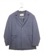 TODAYFULトゥデイフル）の古着「Stripe Over Jacket」｜ネイビー
