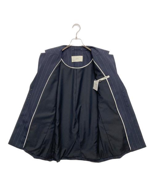 TODAYFUL（トゥデイフル）TODAYFUL (トゥデイフル) Stripe Over Jacket ネイビー サイズ:SIZE 38の古着・服飾アイテム