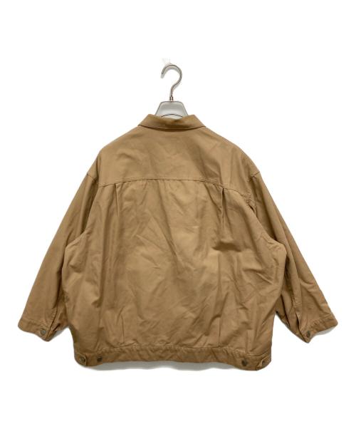 Graphpaper（グラフペーパー）Graphpaper (グラフペーパー) Double Cloth Peach Trucker Jacket ベージュ サイズ:SIZE 1の古着・服飾アイテム