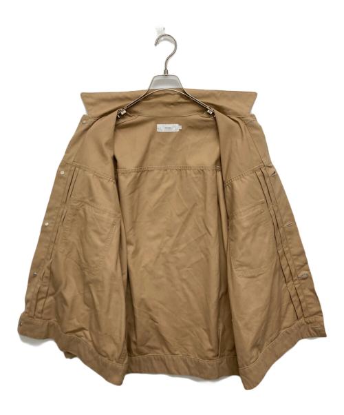 Graphpaper（グラフペーパー）Graphpaper (グラフペーパー) Double Cloth Peach Trucker Jacket ベージュ サイズ:SIZE 1の古着・服飾アイテム