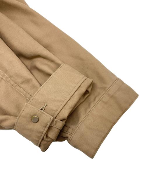 Graphpaper（グラフペーパー）Graphpaper (グラフペーパー) Double Cloth Peach Trucker Jacket ベージュ サイズ:SIZE 1の古着・服飾アイテム