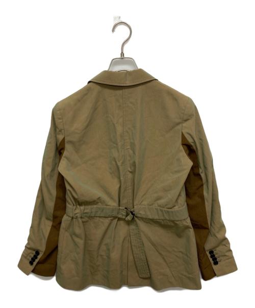 PAUL SMITH（ポールスミス）Paul Smith (ポールスミス) コントラストシャンブレーツイル ジャケット ベージュ サイズ:SIZE 38の古着・服飾アイテム