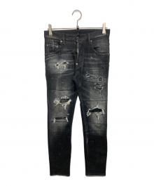DSQUARED2（ディースクエアード）の古着「Skater Jean/デニムパンツ」｜グレー