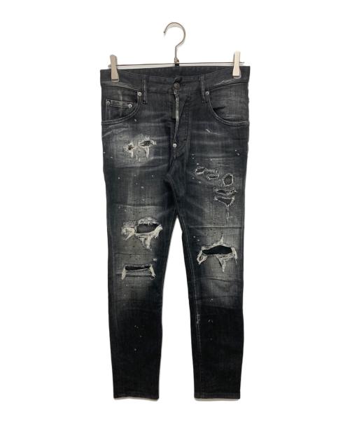 DSQUARED2（ディースクエアード）DSQUARED2 (ディースクエアード) Skater Jean/デニムパンツ グレー サイズ:SIZE 42の古着・服飾アイテム