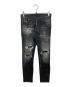 DSQUARED2（ディースクエアード）の古着「Skater Jean/デニムパンツ」｜グレー