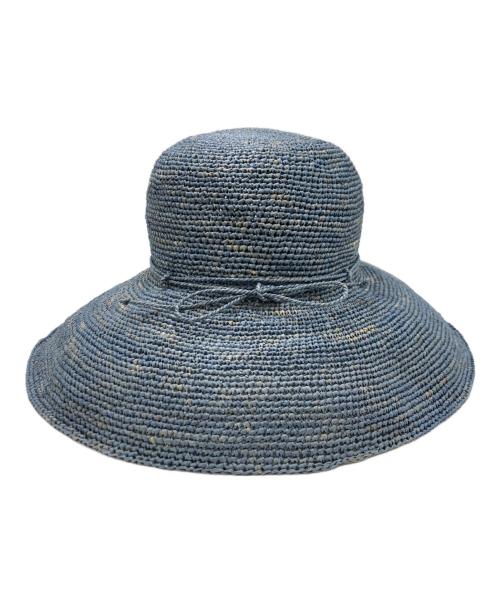 HELEN KAMINSKI（ヘレンカミンスキー）HELEN KAMINSKI (ヘレンカミンスキー) ラフィアハット ネイビーの古着・服飾アイテム