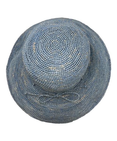 HELEN KAMINSKI（ヘレンカミンスキー）HELEN KAMINSKI (ヘレンカミンスキー) ラフィアハット ネイビーの古着・服飾アイテム