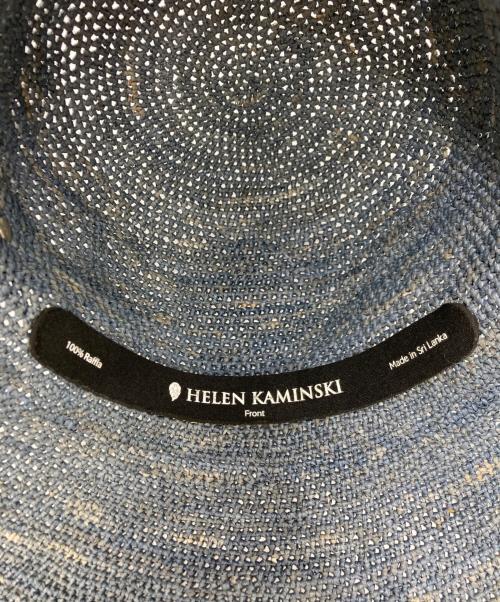 HELEN KAMINSKI（ヘレンカミンスキー）HELEN KAMINSKI (ヘレンカミンスキー) ラフィアハット ネイビーの古着・服飾アイテム
