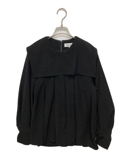 ENFOLD（エンフォルド）ENFOLD (エンフォルド) PLEATS PULLOVER ブラック サイズ:SIZE Mの古着・服飾アイテム