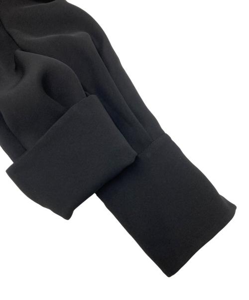 ENFOLD（エンフォルド）ENFOLD (エンフォルド) PLEATS PULLOVER ブラック サイズ:SIZE Mの古着・服飾アイテム