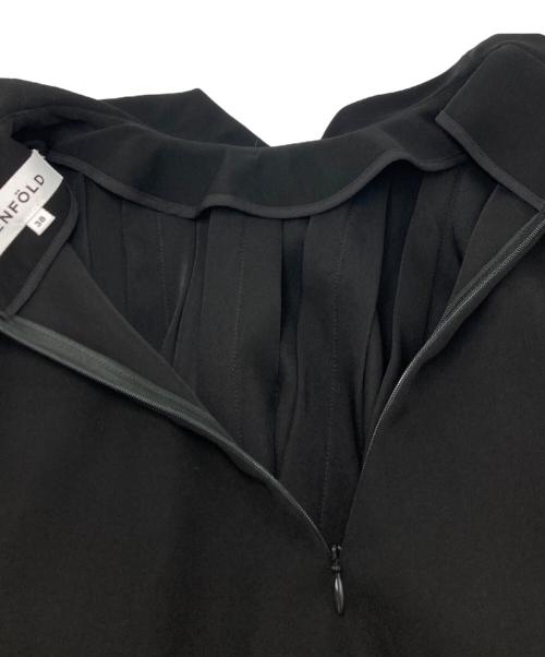 ENFOLD（エンフォルド）ENFOLD (エンフォルド) PLEATS PULLOVER ブラック サイズ:SIZE Mの古着・服飾アイテム