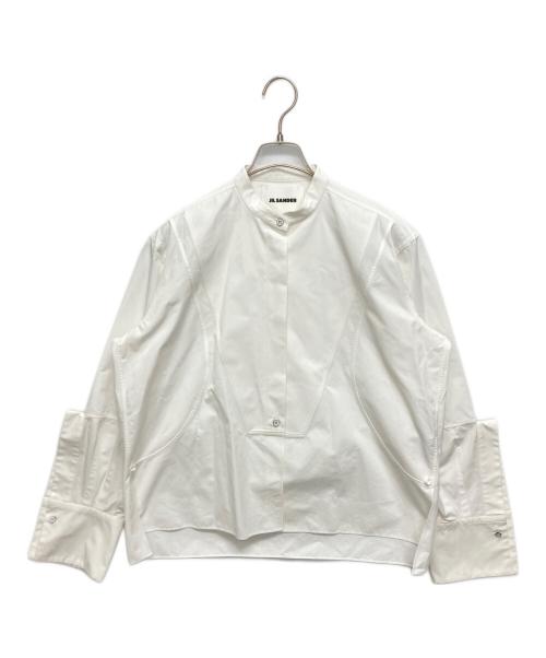 JIL SANDER（ジルサンダー）JIL SANDER (ジルサンダー) ホワイトコットンシャツ ホワイト サイズ:SIZE 32の古着・服飾アイテム