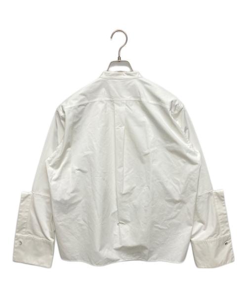 JIL SANDER（ジルサンダー）JIL SANDER (ジルサンダー) ホワイトコットンシャツ ホワイト サイズ:SIZE 32の古着・服飾アイテム