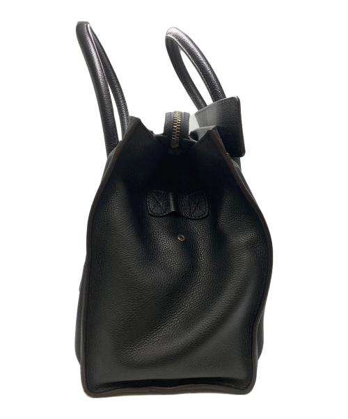 CELINE（セリーヌ）CELINE (セリーヌ) ラゲージミニショッパーハンドバッグ ブラックの古着・服飾アイテム
