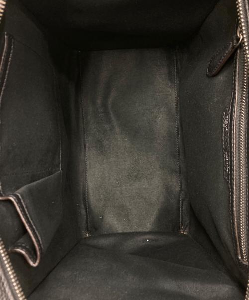 CELINE（セリーヌ）CELINE (セリーヌ) ラゲージミニショッパーハンドバッグ ブラックの古着・服飾アイテム