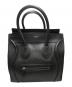 CELINE（セリーヌ）の古着「ラゲージミニショッパーハンドバッグ」｜ブラック