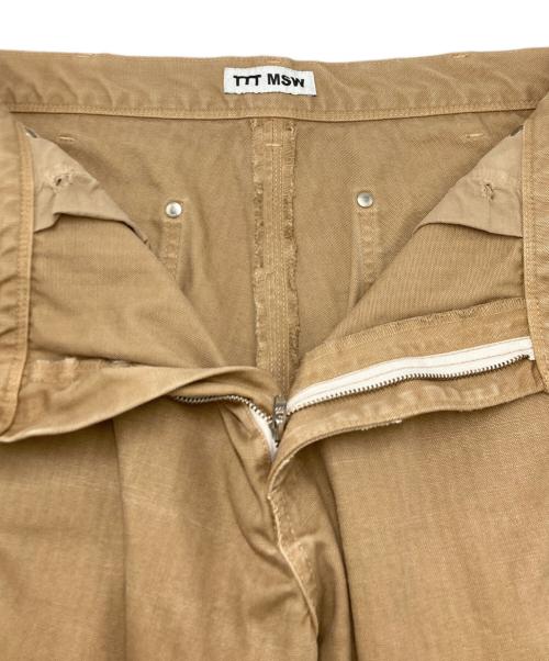 TTT MSW（ティー）TTT MSW (ティー) BORO Work Pants ブラウン サイズ:SIZE Lの古着・服飾アイテム