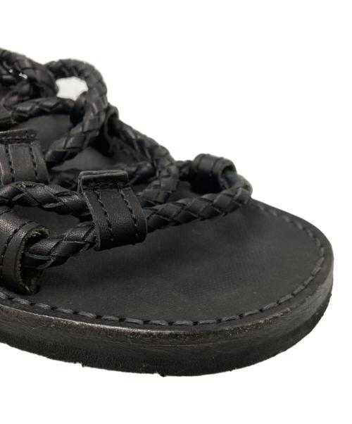TOKYO SANDAL（トウキョウサンダル）TOKYO SANDAL (トウキョウサンダル) WARAJI SANDAL ブラック サイズ:SIZE 6の古着・服飾アイテム
