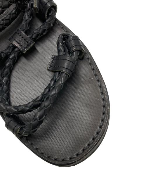 TOKYO SANDAL（トウキョウサンダル）TOKYO SANDAL (トウキョウサンダル) WARAJI SANDAL ブラック サイズ:SIZE 6の古着・服飾アイテム
