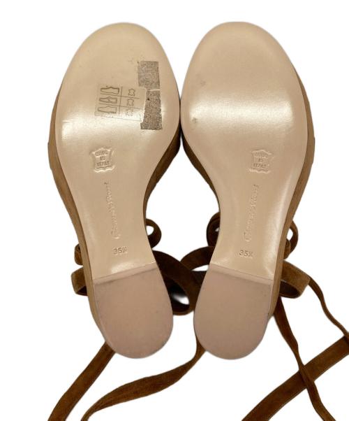 Gianvito Rossi（ジャンヴィト ロッシ）Gianvito Rossi (ジャンヴィト・ロッシ) 厚底サンダル ブラウン サイズ:35 1/2の古着・服飾アイテム