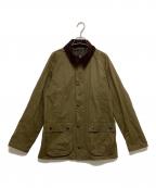 Barbourバブアー）の古着「BEDALE SL PEACHED」｜カーキ