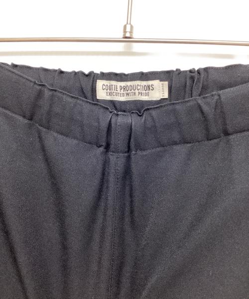 COOTIE PRODUCTIONS（クーティープロダクツ）COOTIE PRODUCTIONS (クーティープロダクツ) タックイージーパンツ ブラック サイズ:SIZE XLの古着・服飾アイテム