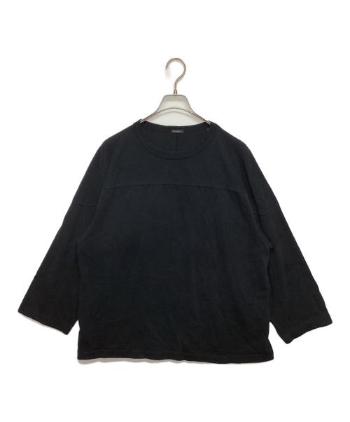 COMOLI（コモリ）COMOLI (コモリ) フットボールTシャツ ブラック サイズ:SIZE 2の古着・服飾アイテム