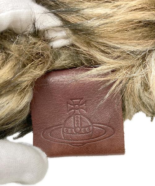 Vivienne Westwood accessories（ヴィヴィアン ウエストウッド アクセサリー）Vivienne Westwood ACCESSORIES (ヴィヴィアン ウエストウッド アクセサリー) フェイクファー フード ブラウンの古着・服飾アイテム