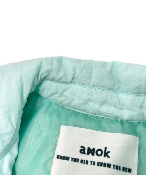 amok（アモク）amok (アモク) FLOWER QUILT JACKET スカイブルー サイズ:SIZE Sの古着・服飾アイテム