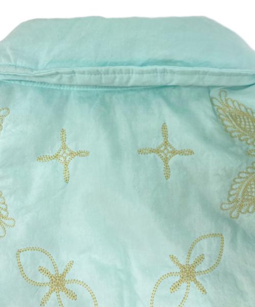 amok（アモク）amok (アモク) FLOWER QUILT JACKET スカイブルー サイズ:SIZE Sの古着・服飾アイテム