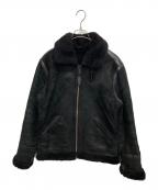 SCHOTT BROS.ショット）の古着「B-3ムートンジャケット」｜ブラック