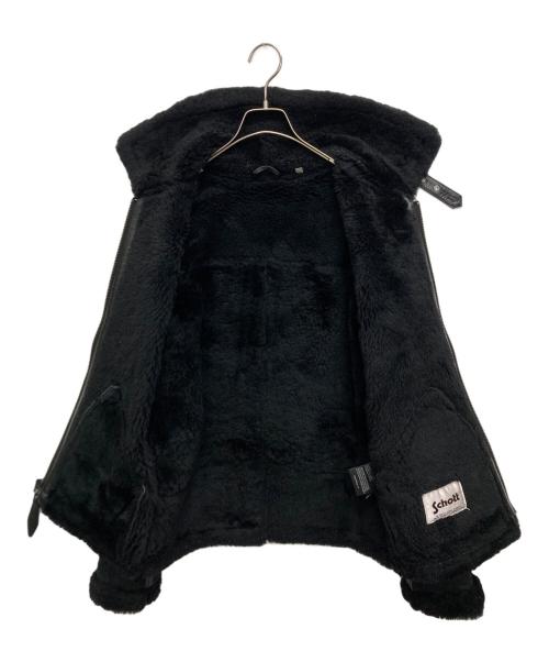 SCHOTT BROS.（ショット）SCHOTT BROS. (ショット) B-3ムートンジャケット ブラック サイズ:SIZE Sの古着・服飾アイテム