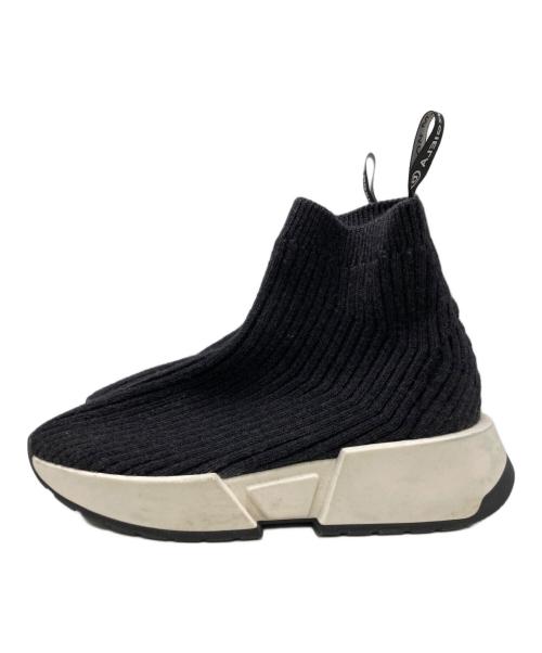 MM6 Maison Margiela（エムエムシックスメゾンマルジェラ）MM6 Maison Margiela (エムエムシックスメゾンマルジェラ) ニットブーツ グレー サイズ:SIZE 38の古着・服飾アイテム