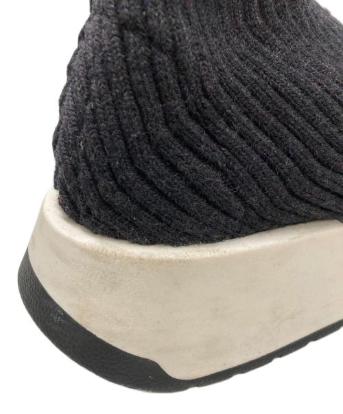 MM6 Maison Margiela（エムエムシックスメゾンマルジェラ）MM6 Maison Margiela (エムエムシックスメゾンマルジェラ) ニットブーツ グレー サイズ:SIZE 38の古着・服飾アイテム