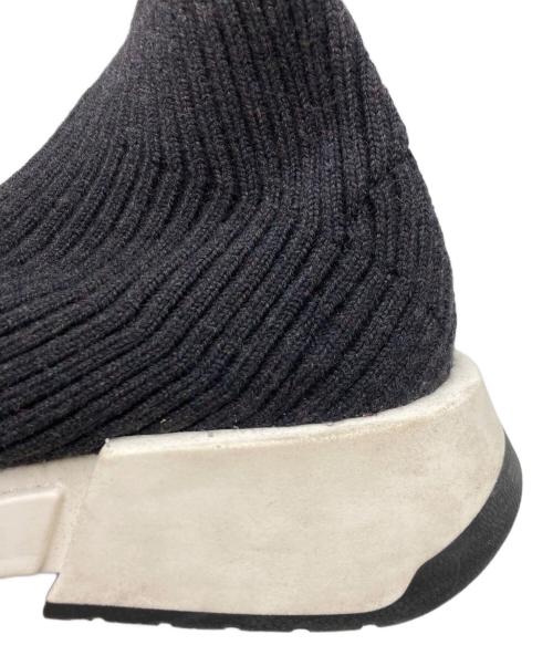 MM6 Maison Margiela（エムエムシックスメゾンマルジェラ）MM6 Maison Margiela (エムエムシックスメゾンマルジェラ) ニットブーツ グレー サイズ:SIZE 38の古着・服飾アイテム