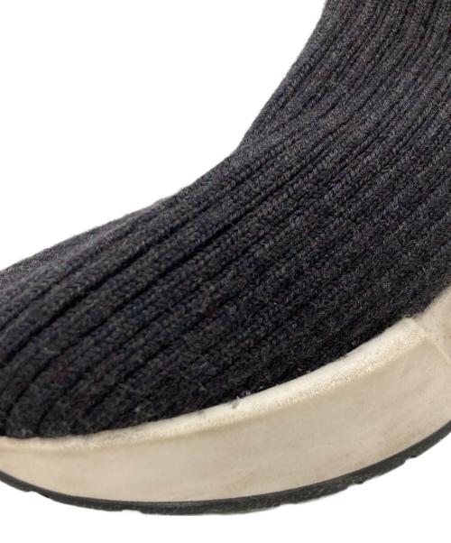 MM6 Maison Margiela（エムエムシックスメゾンマルジェラ）MM6 Maison Margiela (エムエムシックスメゾンマルジェラ) ニットブーツ グレー サイズ:SIZE 38の古着・服飾アイテム