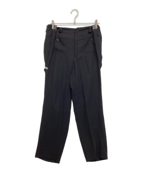Y's（ワイズ）Y's (ワイズ) サスペンダー付パンツ ブラック サイズ:SIZE FREEの古着・服飾アイテム