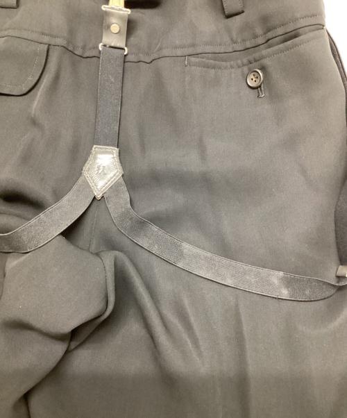 Y's（ワイズ）Y's (ワイズ) サスペンダー付パンツ ブラック サイズ:SIZE FREEの古着・服飾アイテム