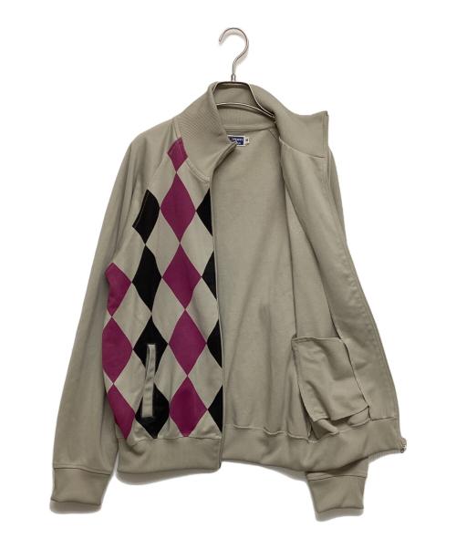 FRED PERRY（フレッドペリー）FRED PERRY (フレッドペリー) アーガイル柄 トラックジャケット ベージュ サイズ:SIZE Mの古着・服飾アイテム