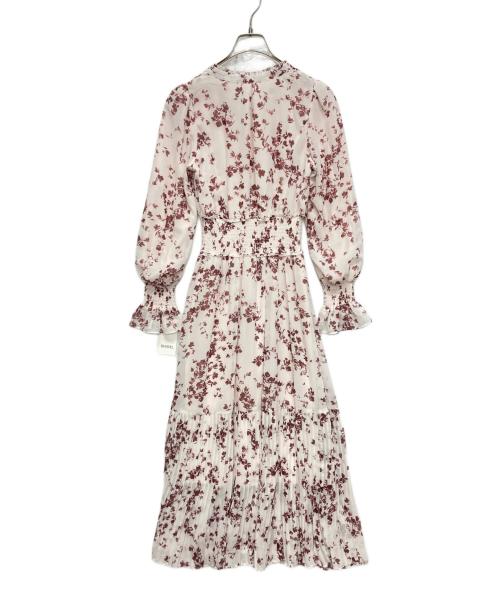 Snidel（スナイデル）Snidel (スナイデル) Sustainaプリーツプリントワンピース ピンク サイズ:SIZE　1の古着・服飾アイテム