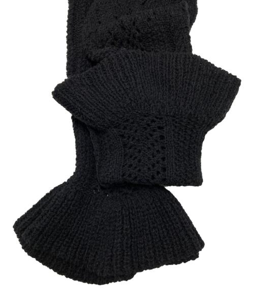 ANDMARY（アンドマリー）ANDMARY (アンドマリー) Sasha crochet set up/ニットセットアップ ブラック サイズ:SIZE FREEの古着・服飾アイテム