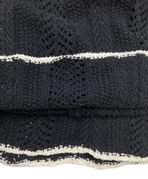 ANDMARY（アンドマリー）ANDMARY (アンドマリー) Sasha crochet set up/ニットセットアップ ブラック サイズ:SIZE FREEの古着・服飾アイテム