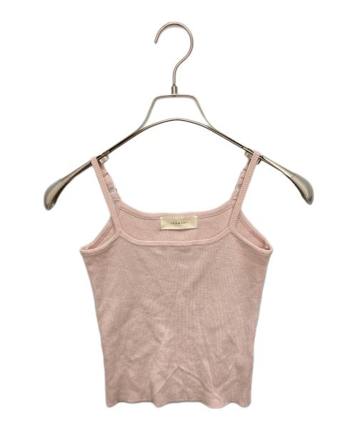 ANDMARY（アンドマリー）ANDMARY (アンドマリー) Heart crochet set up ピンク サイズ:SIZE FREEの古着・服飾アイテム