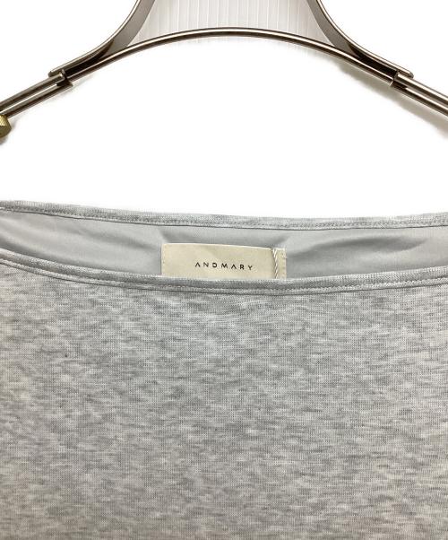 ANDMARY（アンドマリー）ANDMARY (アンドマリー) Lauren frill tops グレー サイズ:SIZE FREEの古着・服飾アイテム