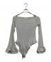 ANDMARY（アンドマリー）の古着「Lauren frill tops」｜グレー